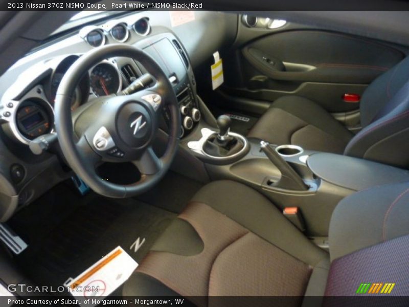 NISMO Black/Red Interior - 2013 370Z NISMO Coupe 