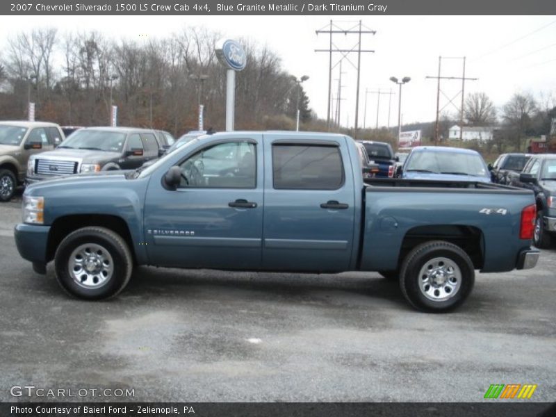  2007 Silverado 1500 LS Crew Cab 4x4 Blue Granite Metallic