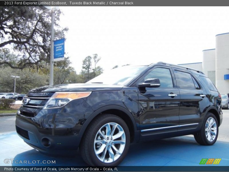Tuxedo Black Metallic / Charcoal Black 2013 Ford Explorer Limited EcoBoost