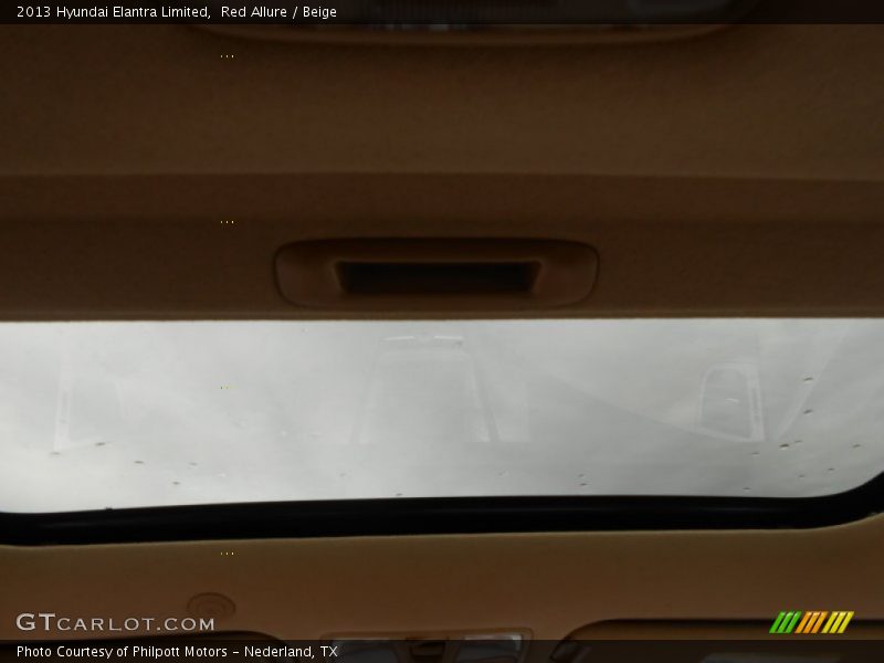 Red Allure / Beige 2013 Hyundai Elantra Limited