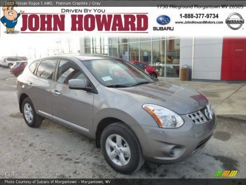Platinum Graphite / Gray 2013 Nissan Rogue S AWD