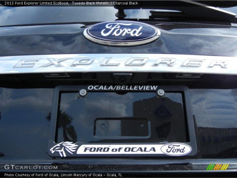 Tuxedo Black Metallic / Charcoal Black 2013 Ford Explorer Limited EcoBoost