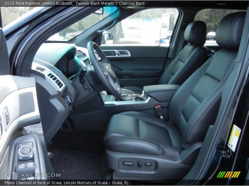 Front Seat of 2013 Explorer Limited EcoBoost