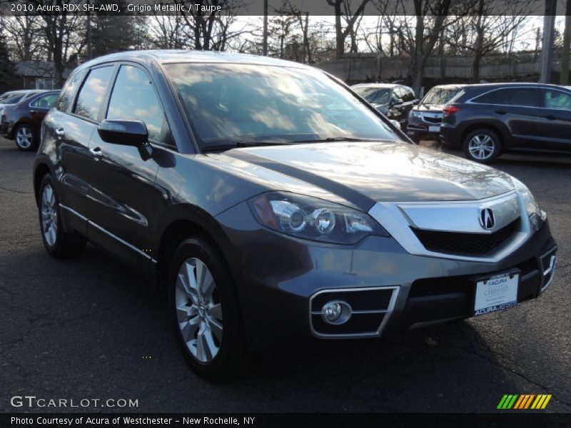 Grigio Metallic / Taupe 2010 Acura RDX SH-AWD