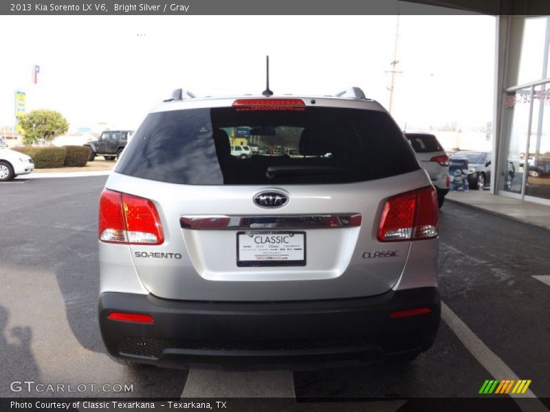 Bright Silver / Gray 2013 Kia Sorento LX V6