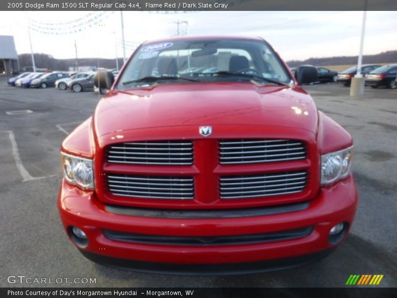 Flame Red / Dark Slate Gray 2005 Dodge Ram 1500 SLT Regular Cab 4x4