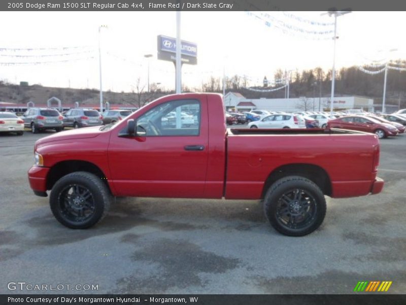 Flame Red / Dark Slate Gray 2005 Dodge Ram 1500 SLT Regular Cab 4x4