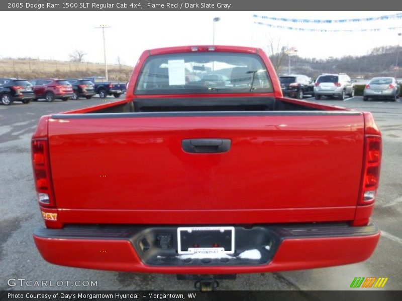 Flame Red / Dark Slate Gray 2005 Dodge Ram 1500 SLT Regular Cab 4x4