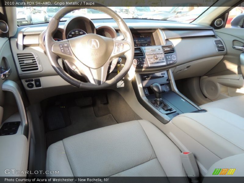 Grigio Metallic / Taupe 2010 Acura RDX SH-AWD