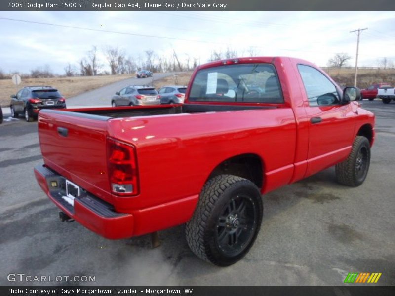 Flame Red / Dark Slate Gray 2005 Dodge Ram 1500 SLT Regular Cab 4x4