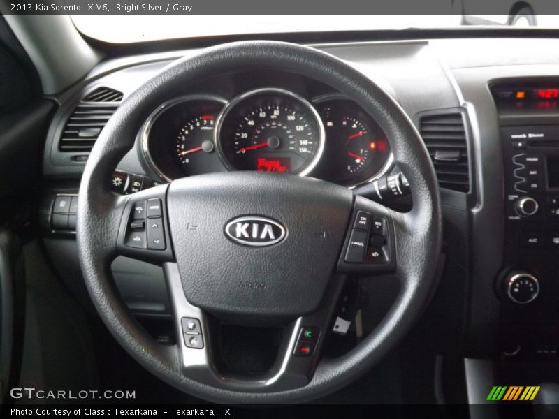 Bright Silver / Gray 2013 Kia Sorento LX V6