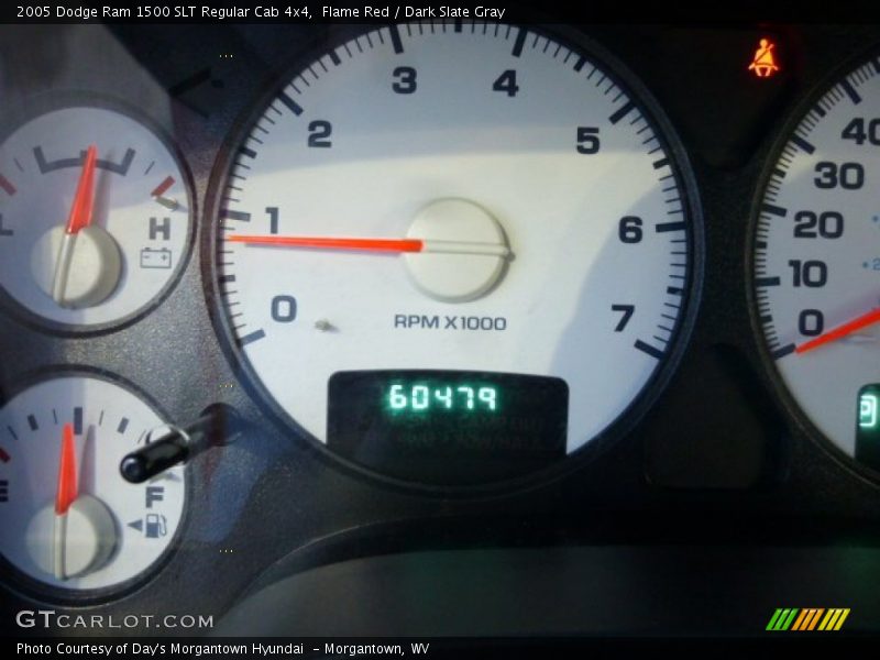 Flame Red / Dark Slate Gray 2005 Dodge Ram 1500 SLT Regular Cab 4x4