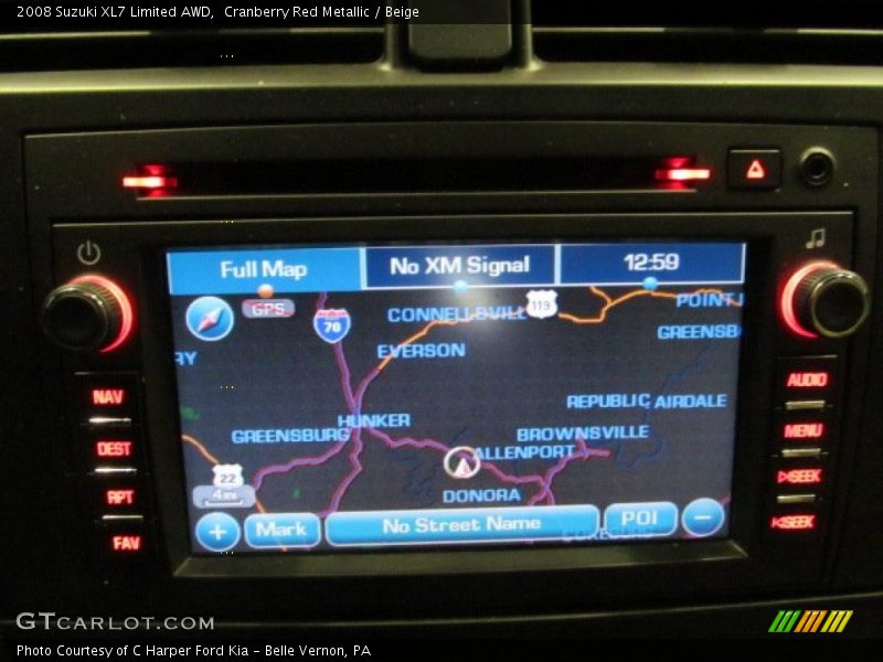 Navigation of 2008 XL7 Limited AWD