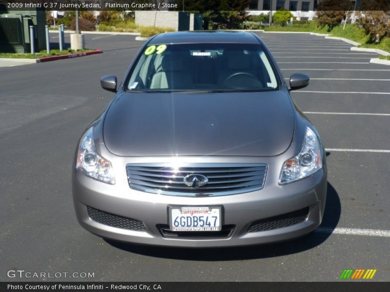 Platinum Graphite / Stone 2009 Infiniti G 37 Journey Sedan