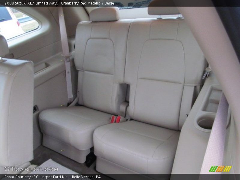 Rear Seat of 2008 XL7 Limited AWD