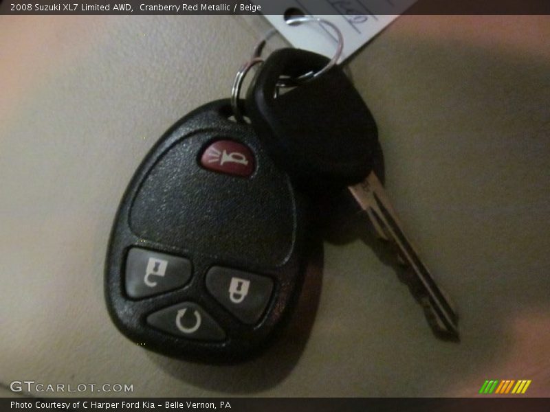 Keys of 2008 XL7 Limited AWD