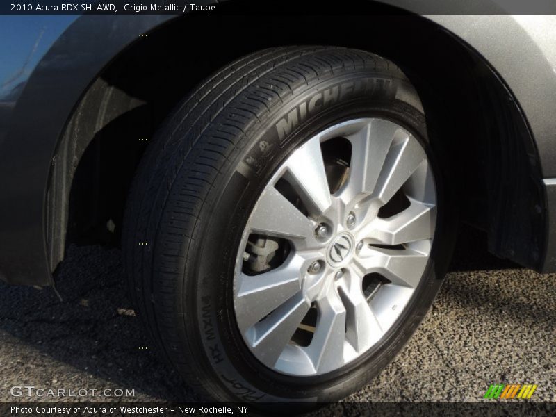 Grigio Metallic / Taupe 2010 Acura RDX SH-AWD