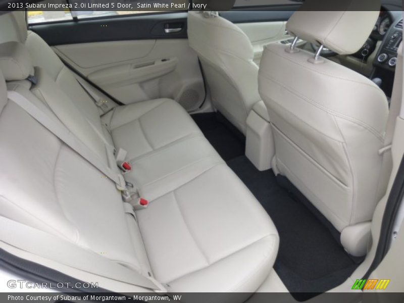 Satin White Pearl / Ivory 2013 Subaru Impreza 2.0i Limited 5 Door