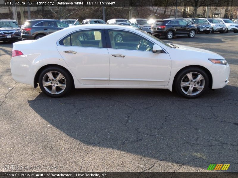 Bellanova White Pearl / Parchment 2013 Acura TSX Technology