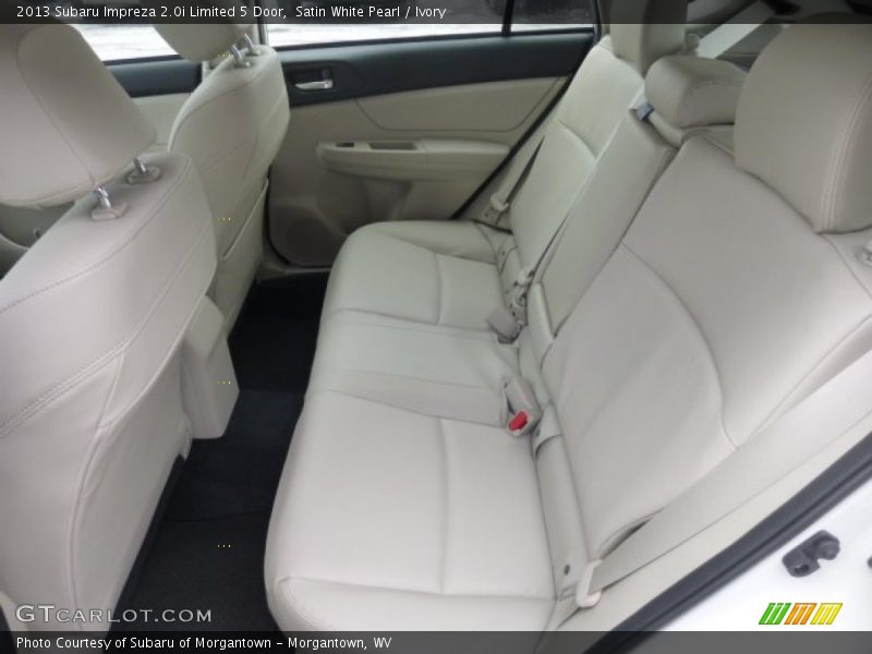 Satin White Pearl / Ivory 2013 Subaru Impreza 2.0i Limited 5 Door