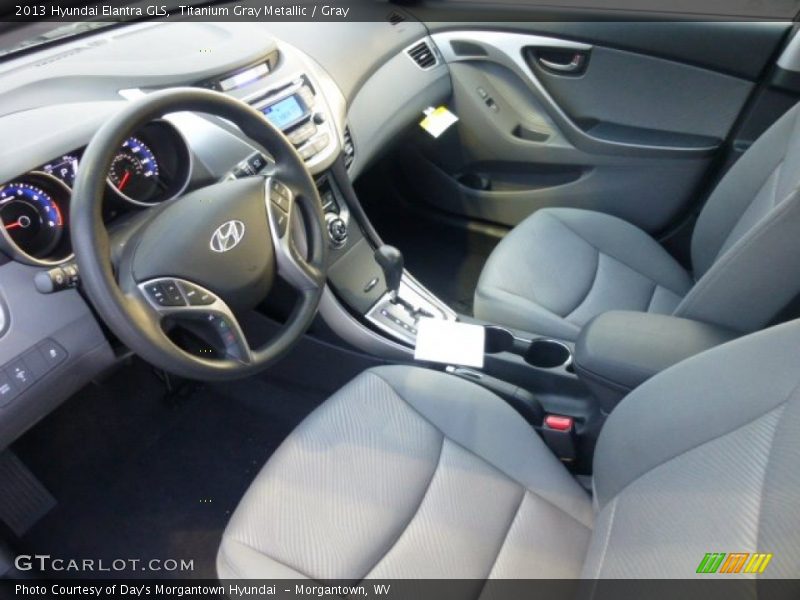 Titanium Gray Metallic / Gray 2013 Hyundai Elantra GLS