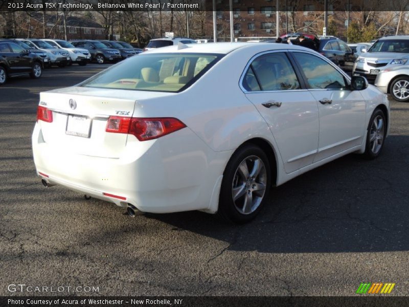 Bellanova White Pearl / Parchment 2013 Acura TSX Technology