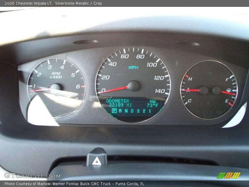 Silverstone Metallic / Gray 2006 Chevrolet Impala LT