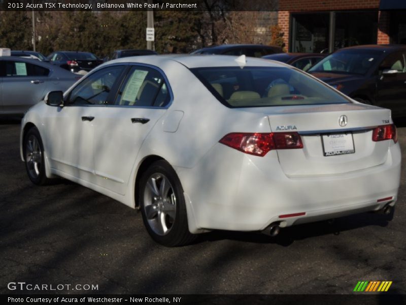 Bellanova White Pearl / Parchment 2013 Acura TSX Technology