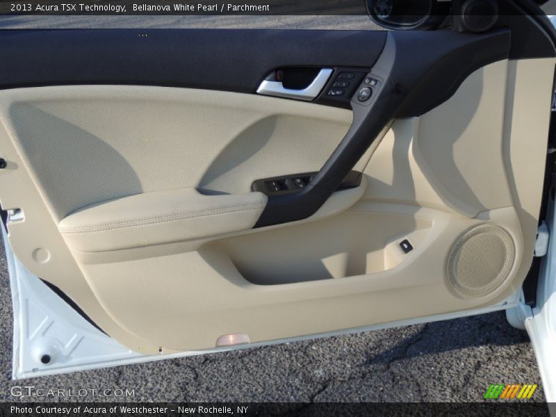 Bellanova White Pearl / Parchment 2013 Acura TSX Technology