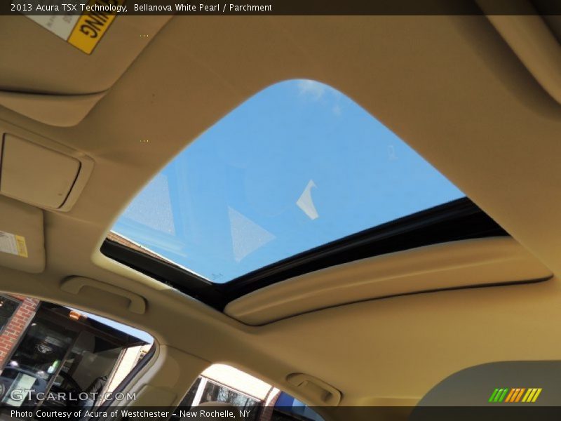 Bellanova White Pearl / Parchment 2013 Acura TSX Technology