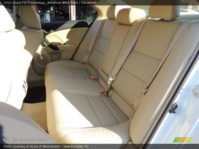 Rear Seat of 2013 TSX Technology