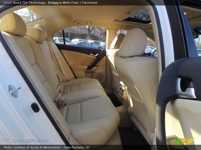 Rear Seat of 2013 TSX Technology