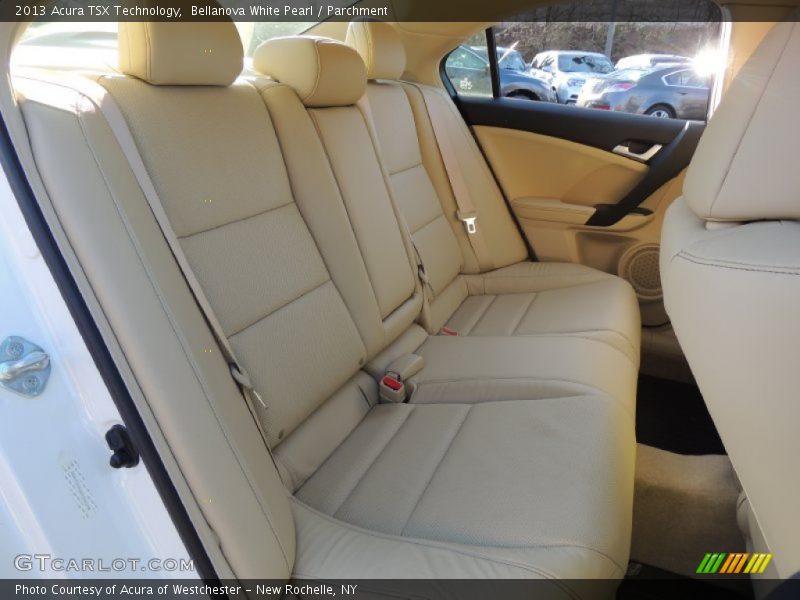 Rear Seat of 2013 TSX Technology
