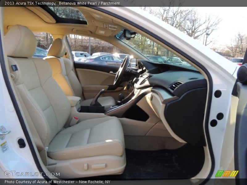 Bellanova White Pearl / Parchment 2013 Acura TSX Technology