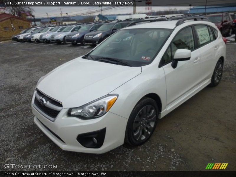 Front 3/4 View of 2013 Impreza 2.0i Sport Premium 5 Door