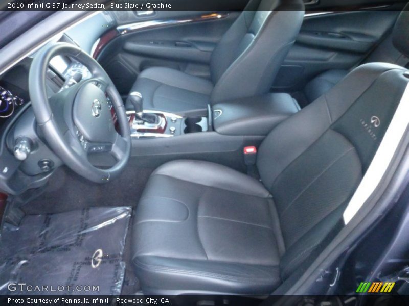 Front Seat of 2010 G 37 Journey Sedan