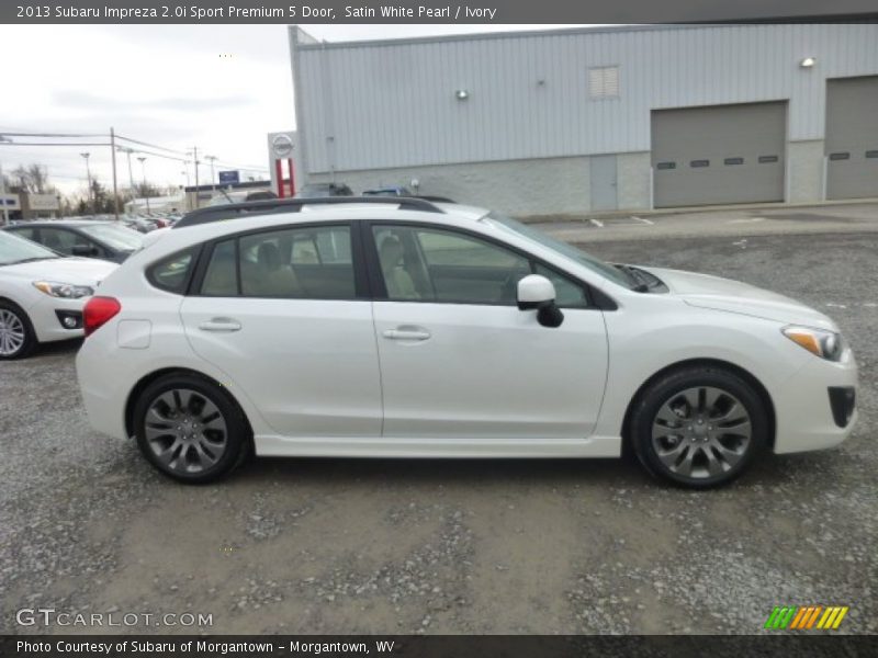 Satin White Pearl / Ivory 2013 Subaru Impreza 2.0i Sport Premium 5 Door