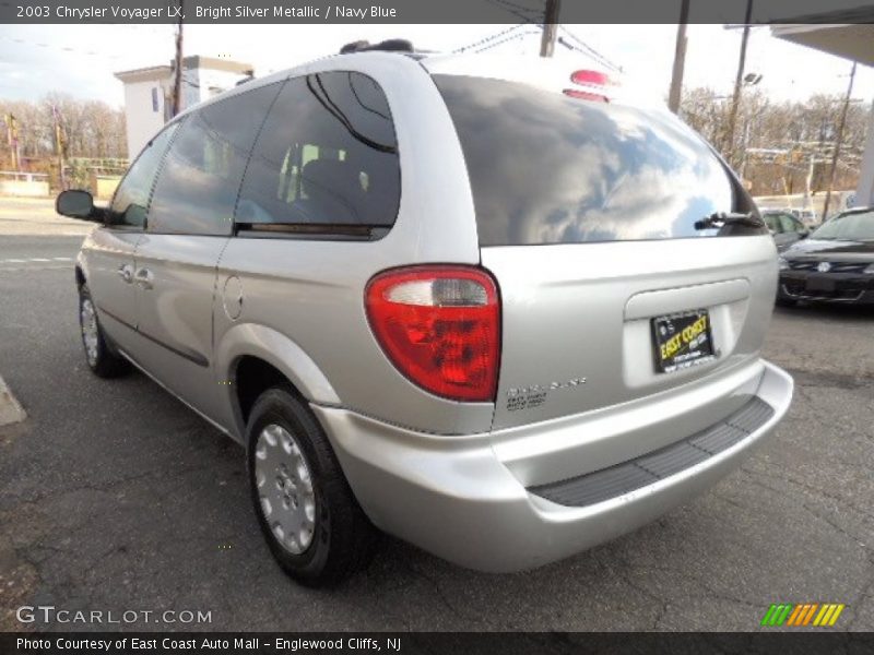 Bright Silver Metallic / Navy Blue 2003 Chrysler Voyager LX