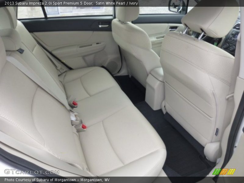 Satin White Pearl / Ivory 2013 Subaru Impreza 2.0i Sport Premium 5 Door