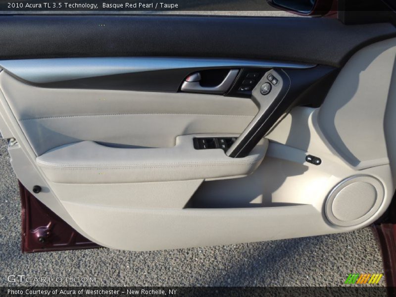 Basque Red Pearl / Taupe 2010 Acura TL 3.5 Technology