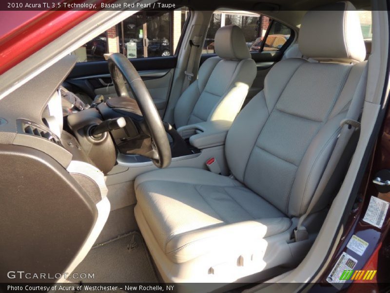 Basque Red Pearl / Taupe 2010 Acura TL 3.5 Technology