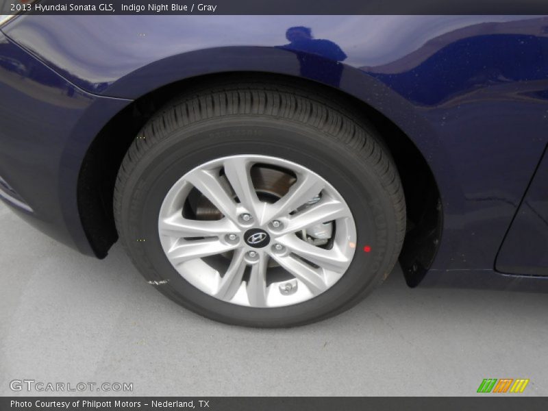 Indigo Night Blue / Gray 2013 Hyundai Sonata GLS