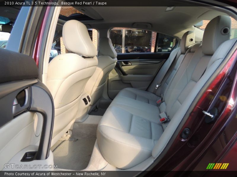 Basque Red Pearl / Taupe 2010 Acura TL 3.5 Technology