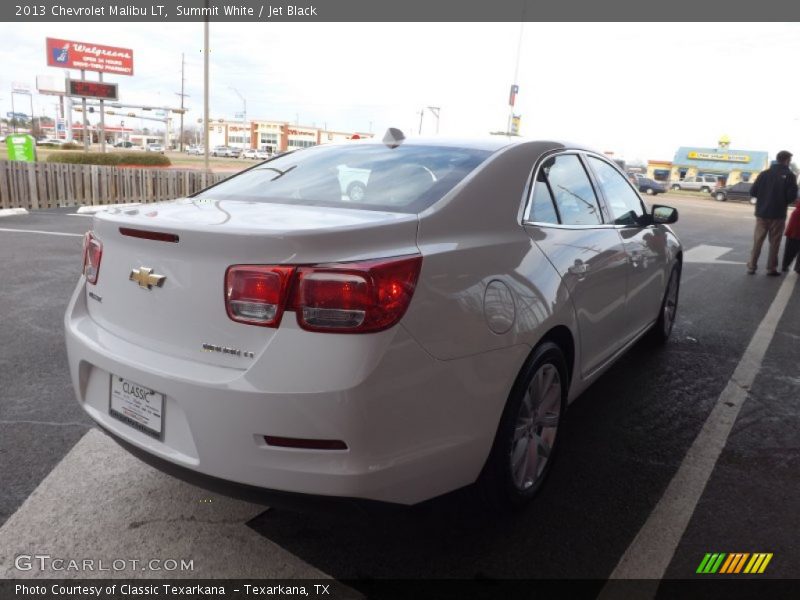 Summit White / Jet Black 2013 Chevrolet Malibu LT