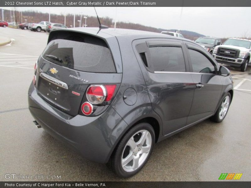 Cyber Gray Metallic / Dark Pewter/Dark Titanium 2012 Chevrolet Sonic LTZ Hatch