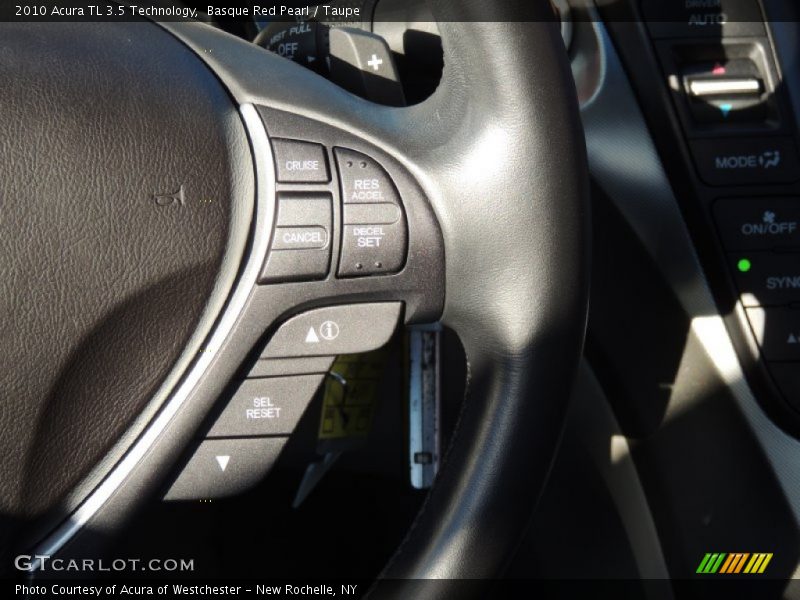 Controls of 2010 TL 3.5 Technology