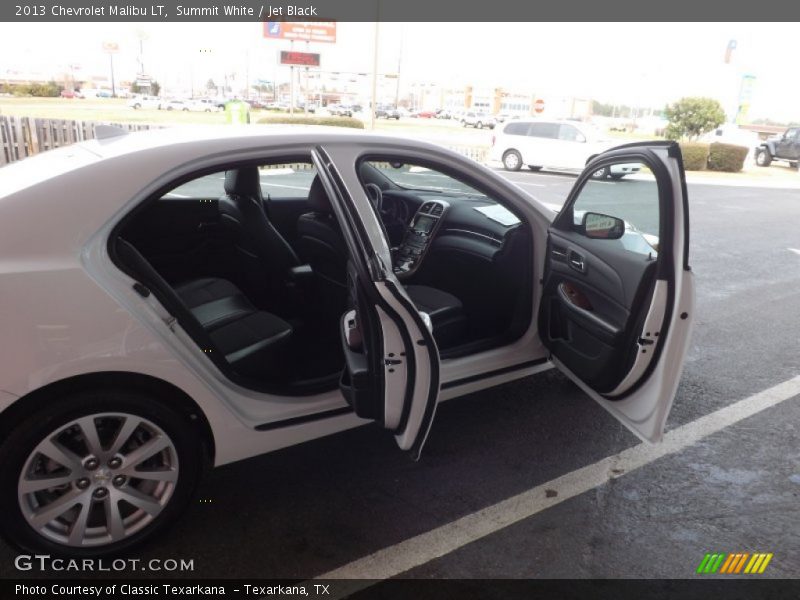 Summit White / Jet Black 2013 Chevrolet Malibu LT