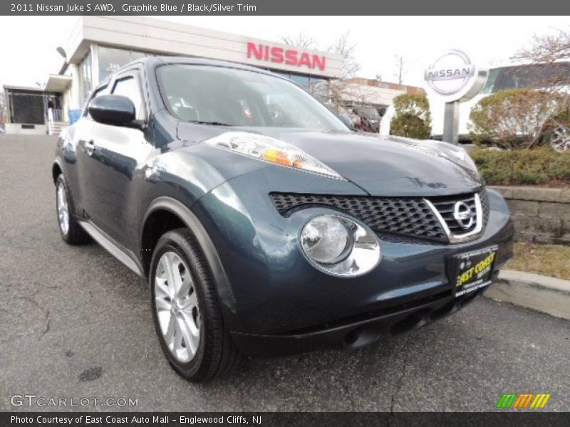 Graphite Blue / Black/Silver Trim 2011 Nissan Juke S AWD