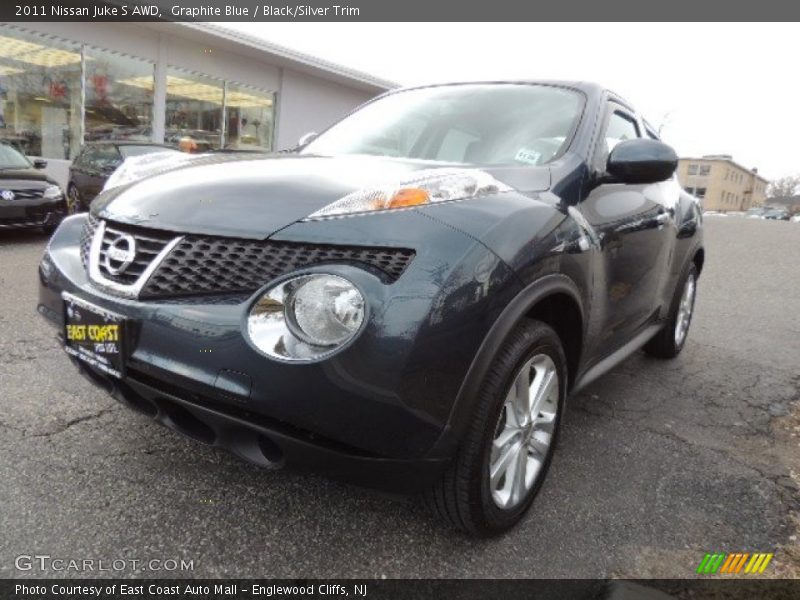 Graphite Blue / Black/Silver Trim 2011 Nissan Juke S AWD