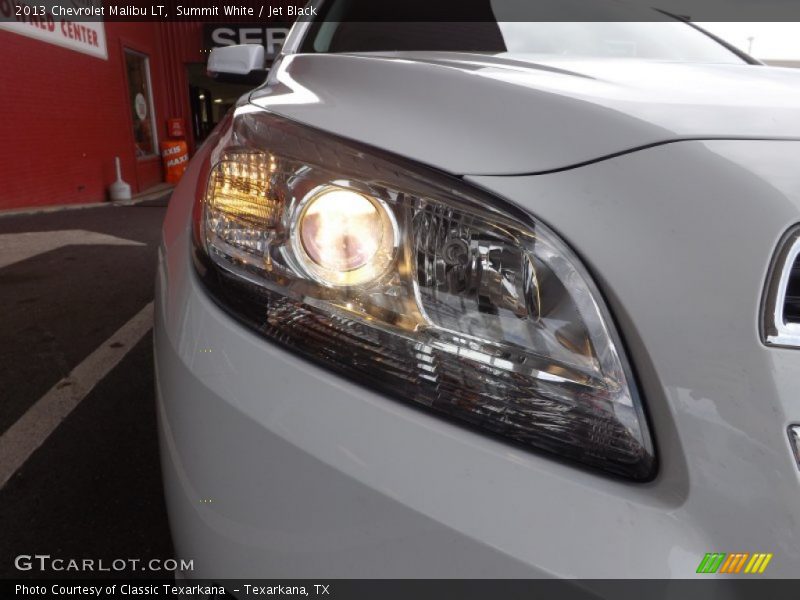 Summit White / Jet Black 2013 Chevrolet Malibu LT